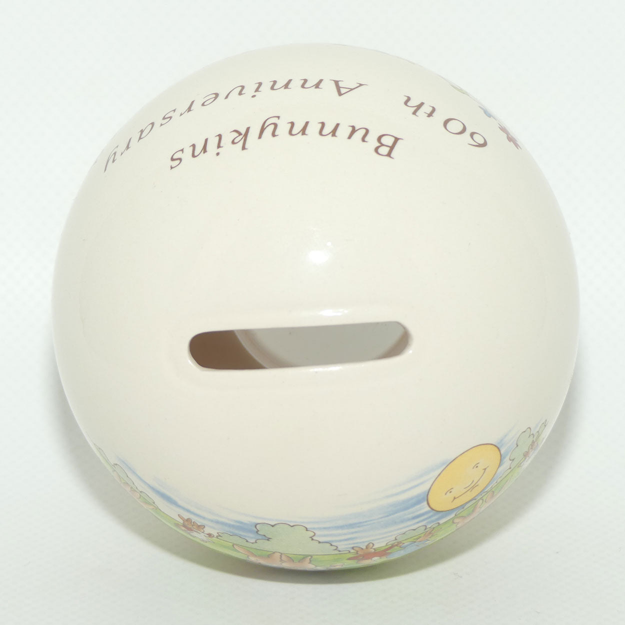 Royal Doulton Bunnykins Money Ball | Dancing in the Moonlight | 60th Anniv
