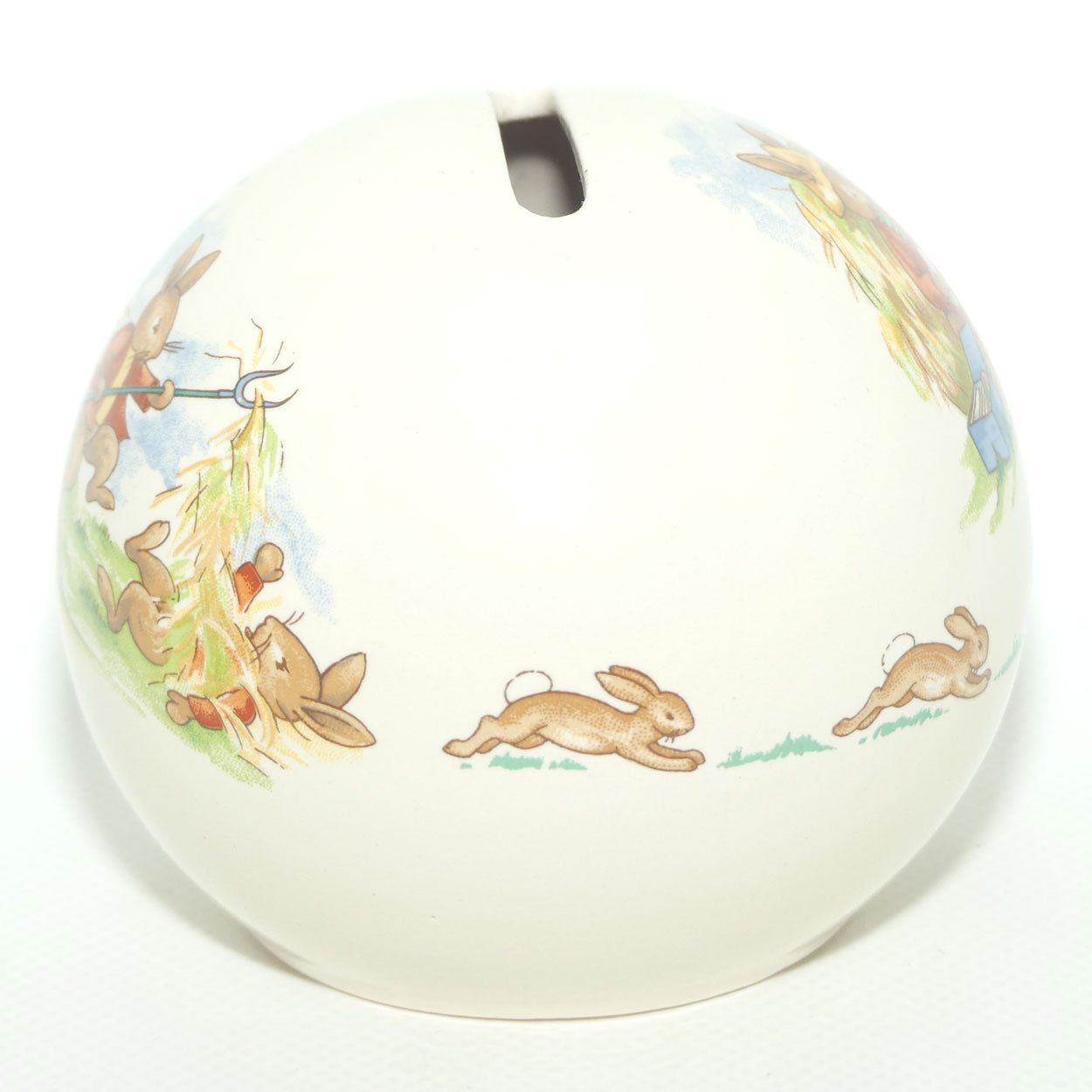 Royal Doulton Bunnykins Money Ball | Haymaking