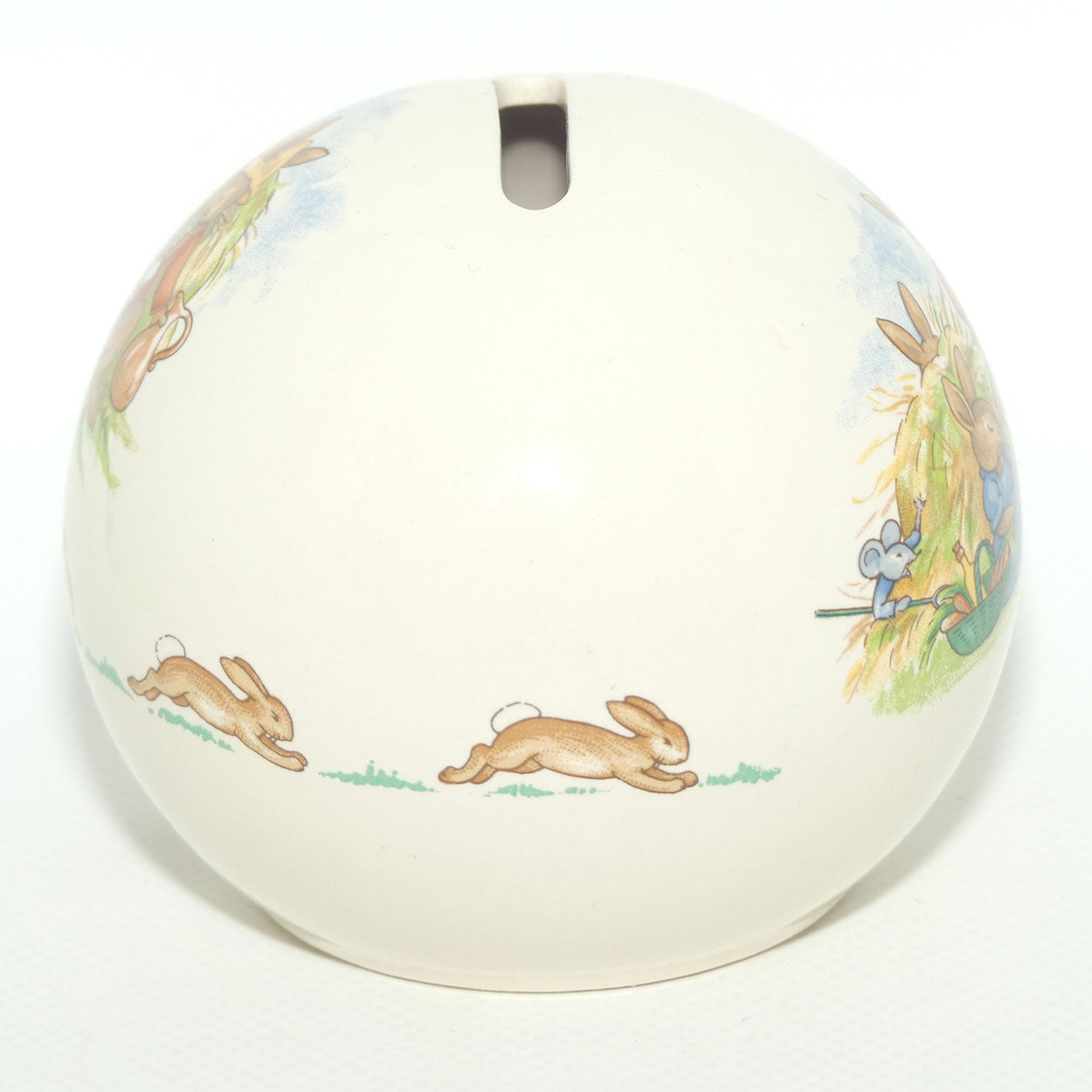 Royal Doulton Bunnykins Money Ball | Haymaking