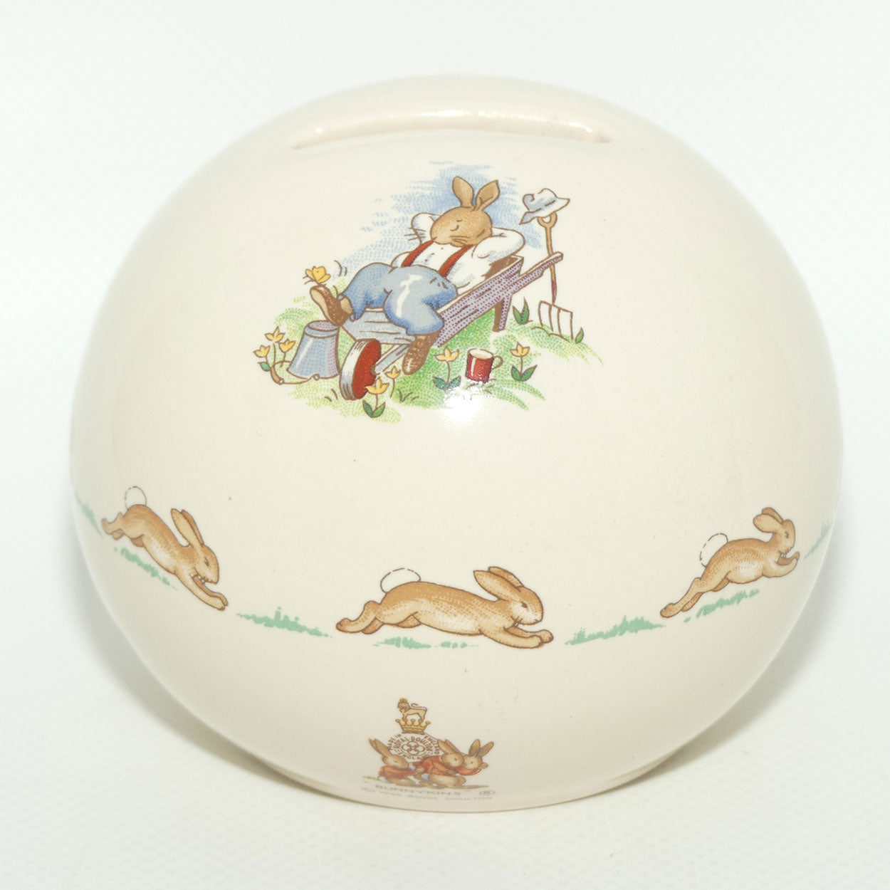 Royal Doulton Bunnykins Money Ball | Playing in Treehouse | Rest Awhile