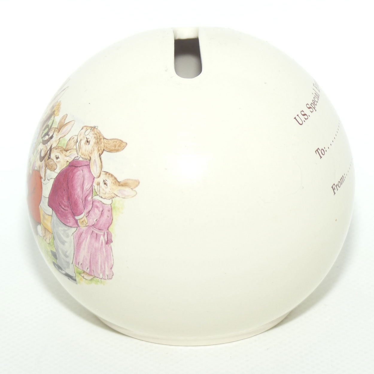 Royal Doulton Bunnykins Money Ball | Queen of the May | 1992 Events