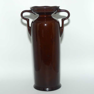 Royal Doulton Kingsware double handle vase | Monk Toasting | Bottle in Hand, Glass in Another