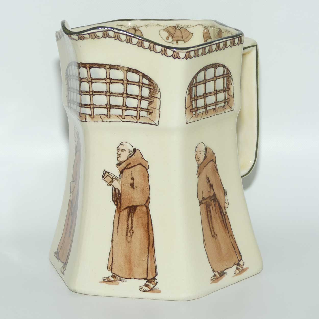 Royal Doulton Monks C pattern Hecla shape jug D2385