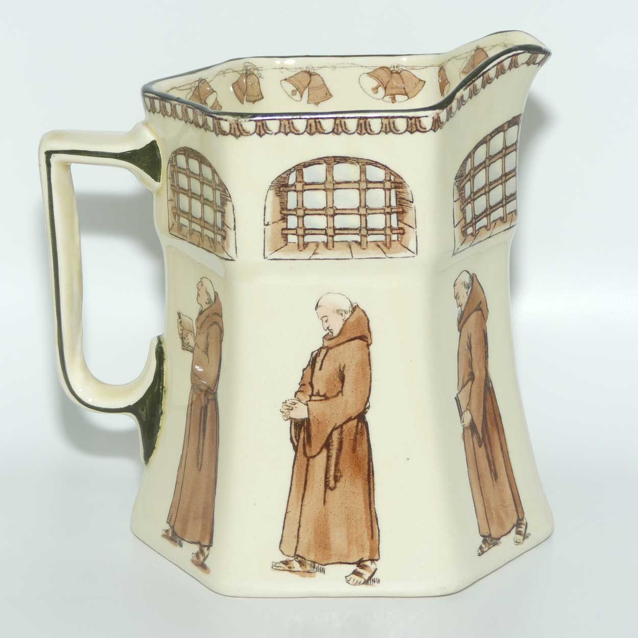 Royal Doulton Monks C pattern Hecla shape jug D2385