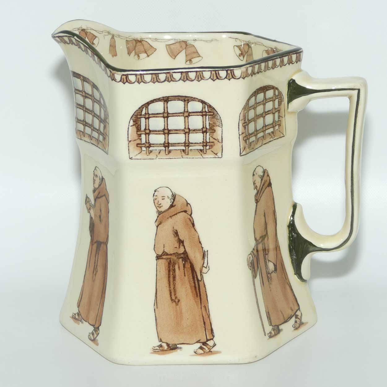 Royal Doulton Monks C pattern Hecla shape jug D2385
