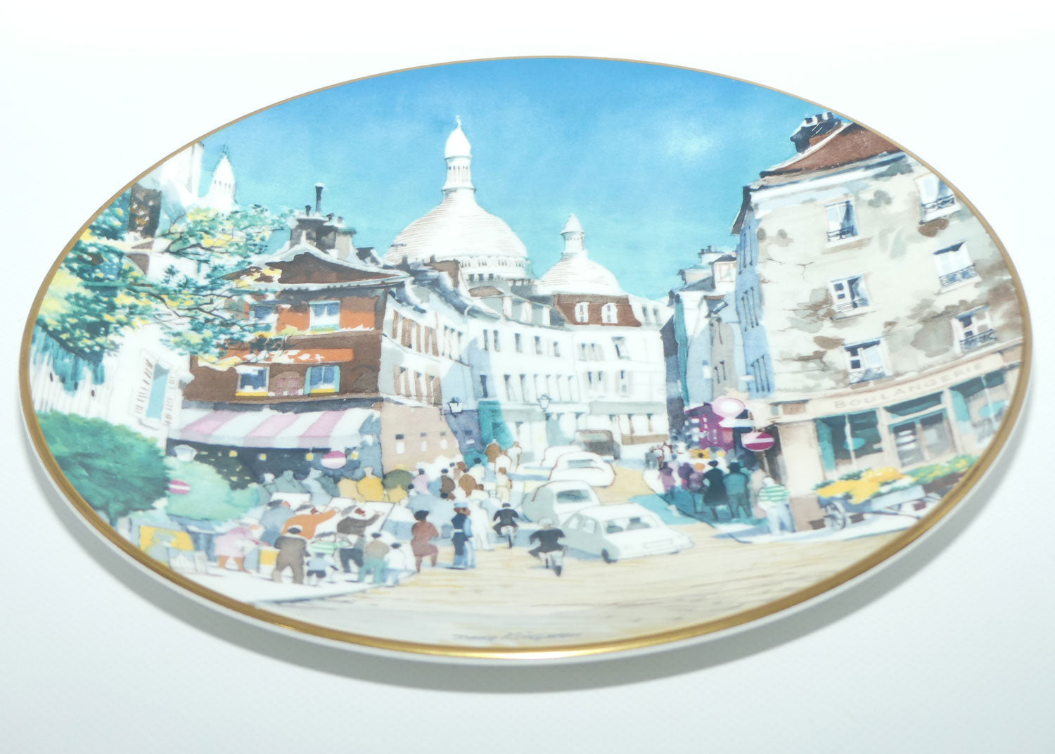 Royal Doulton Dong Kingman plate #4 | Montmartre Paris