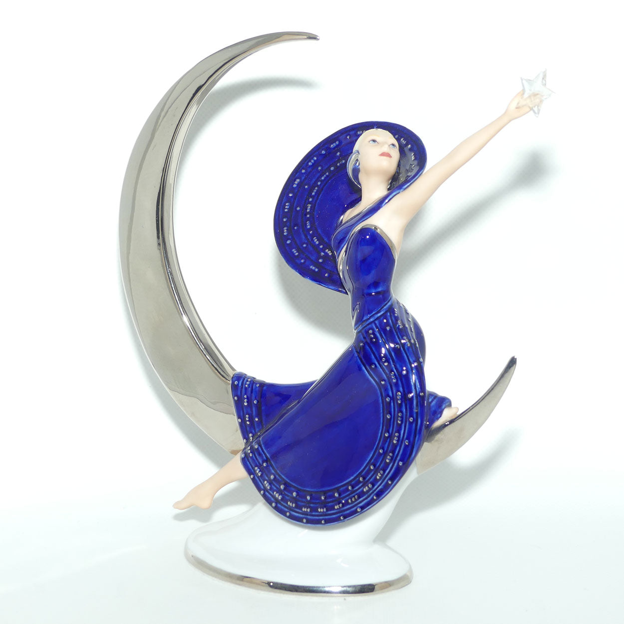 Franklin Mint figurine | Moonlight in Platinum by Victoria Oldham