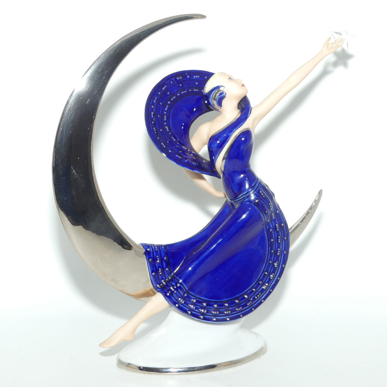 Franklin Mint figurine | Moonlight in Platinum by Victoria Oldham