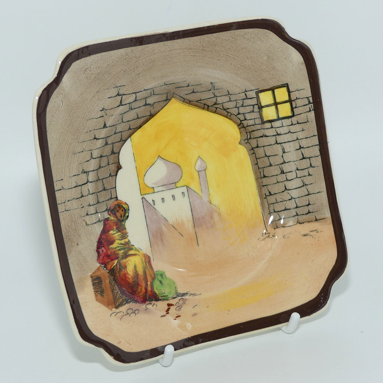 Royal Doulton Moorish Gateway | Tunis sandwich plate D4745