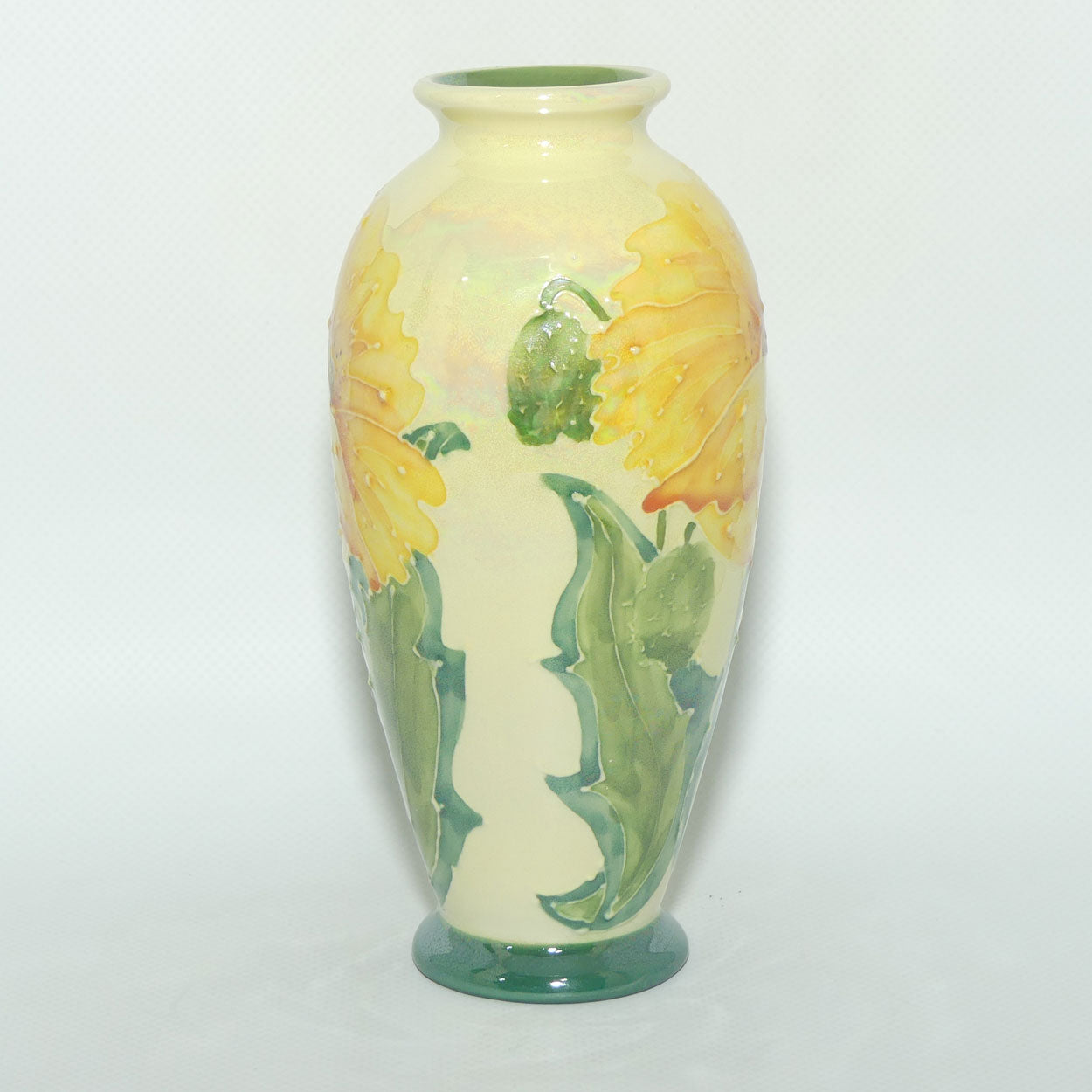 Chelsea Works Burslem | Lise B Moorcroft Trial vase | Lustre Glaze Yellow Poppy