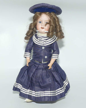 Morimura Brothers Japan Bisque Head Doll | Sailor Girl | 38cm