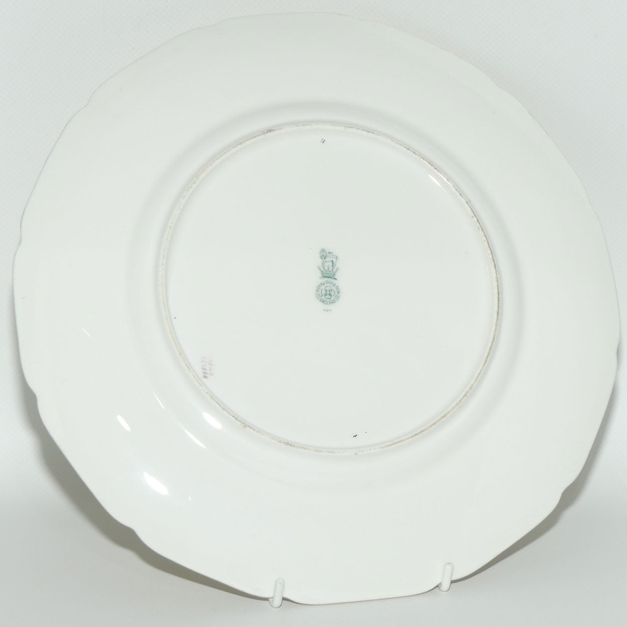 Royal Doulton hand painted and gilt Ploughing plate (Morrey)