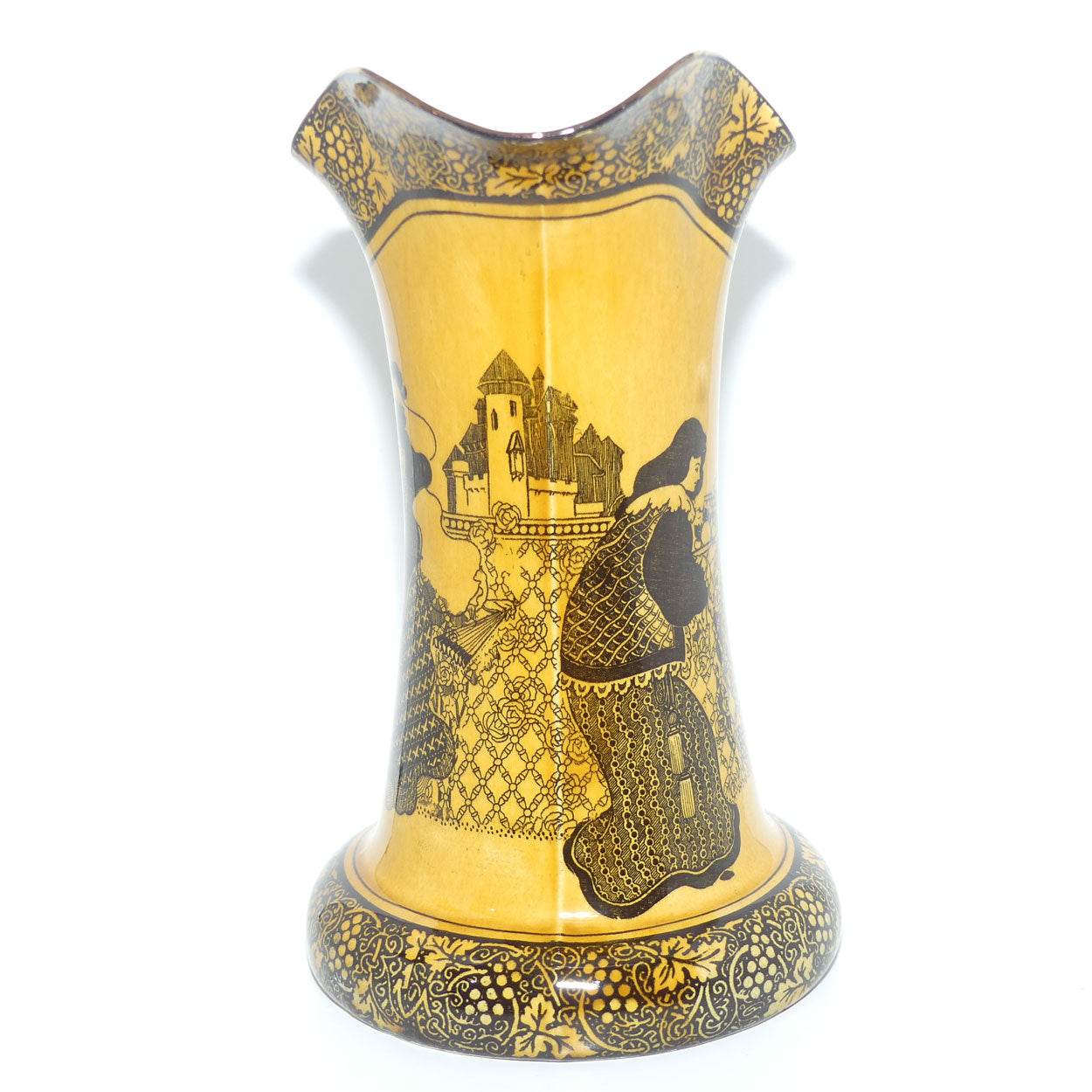 Royal Doulton Morrisian | Bradley Eastern Figures Baron shape larger jug D1617 | Holbien glaze