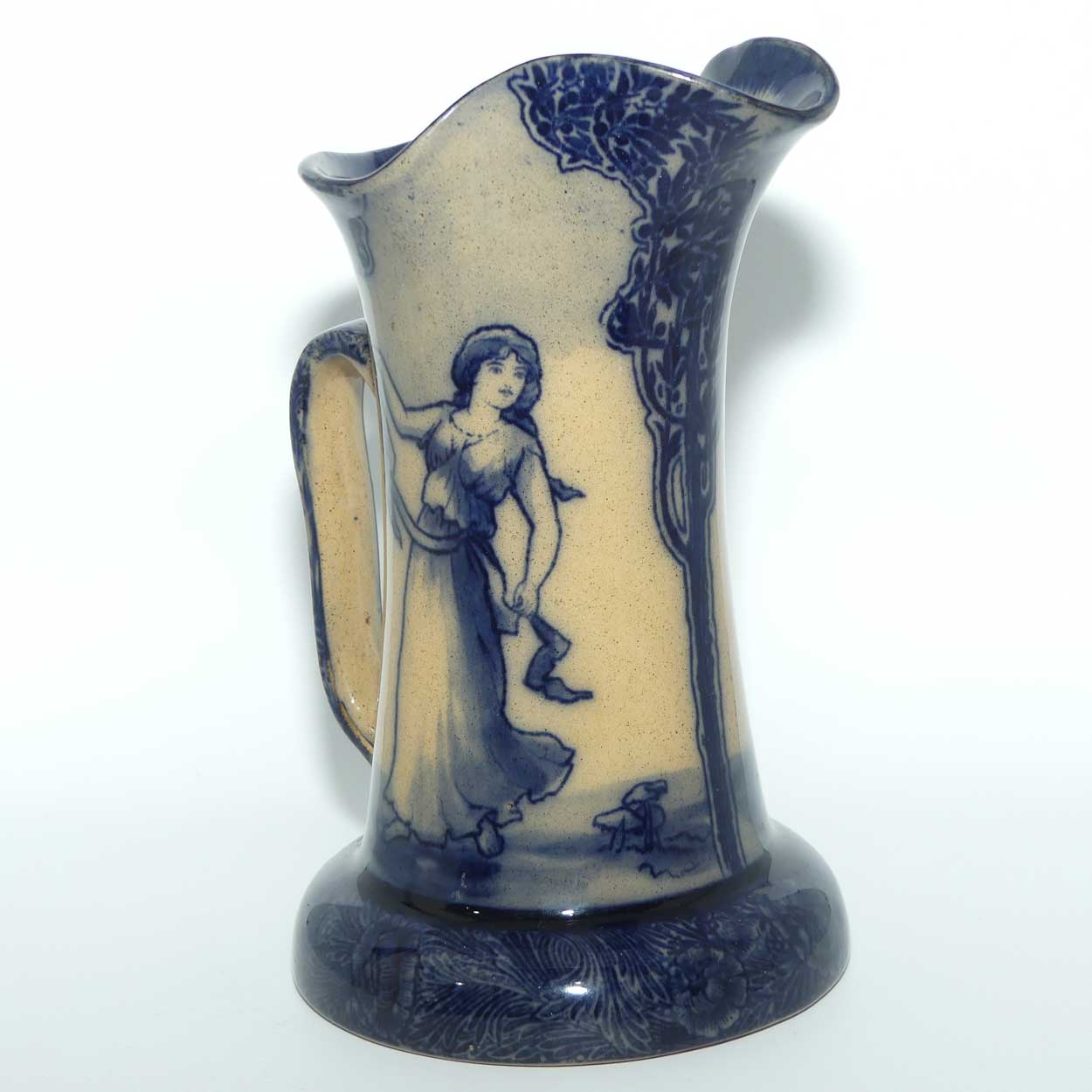 Royal Doulton Morrisian Music and Dance C jug  | Baron shape | Whieldon glaze