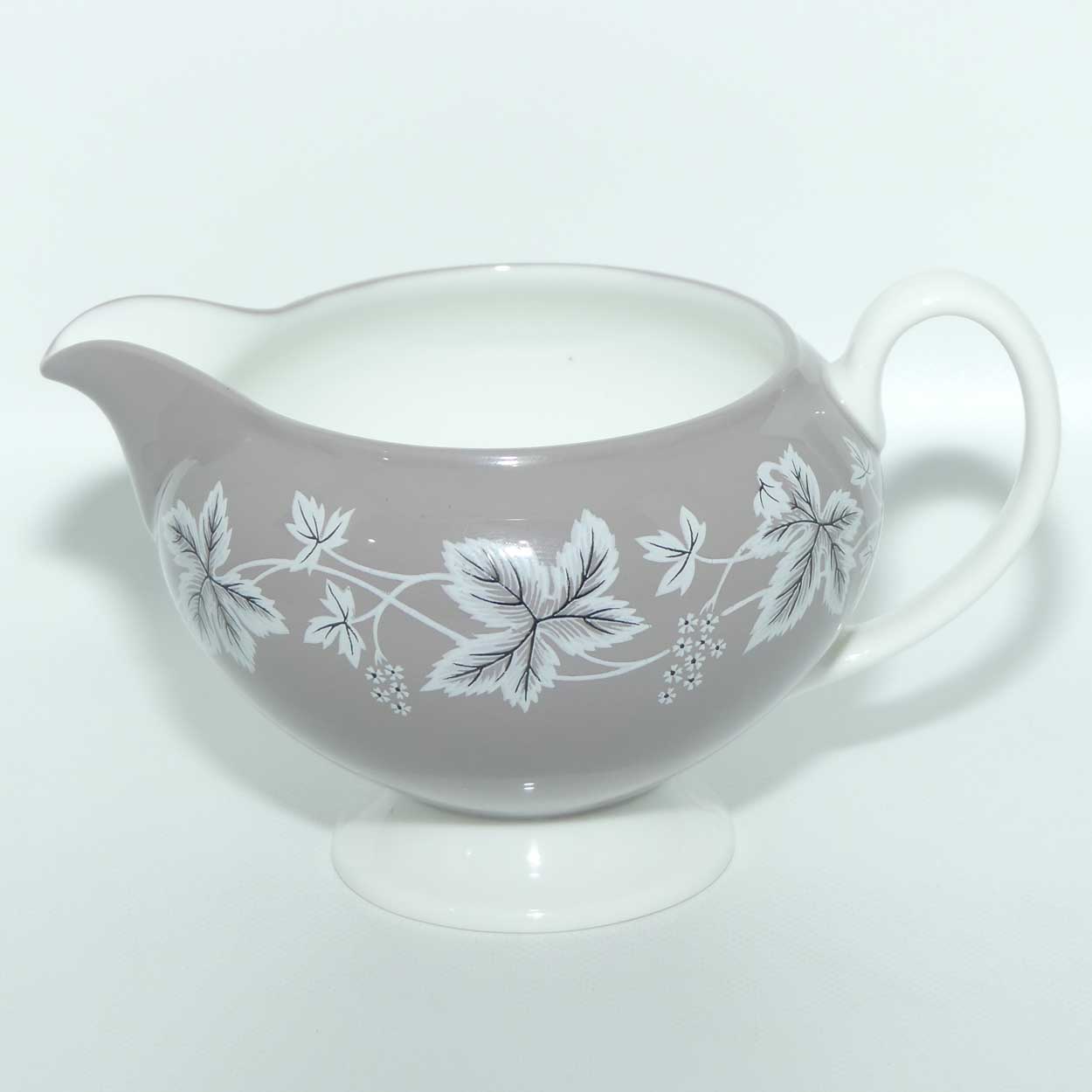 Wedgwood Bone China | Moselle pattern | Taupe colour milk jug