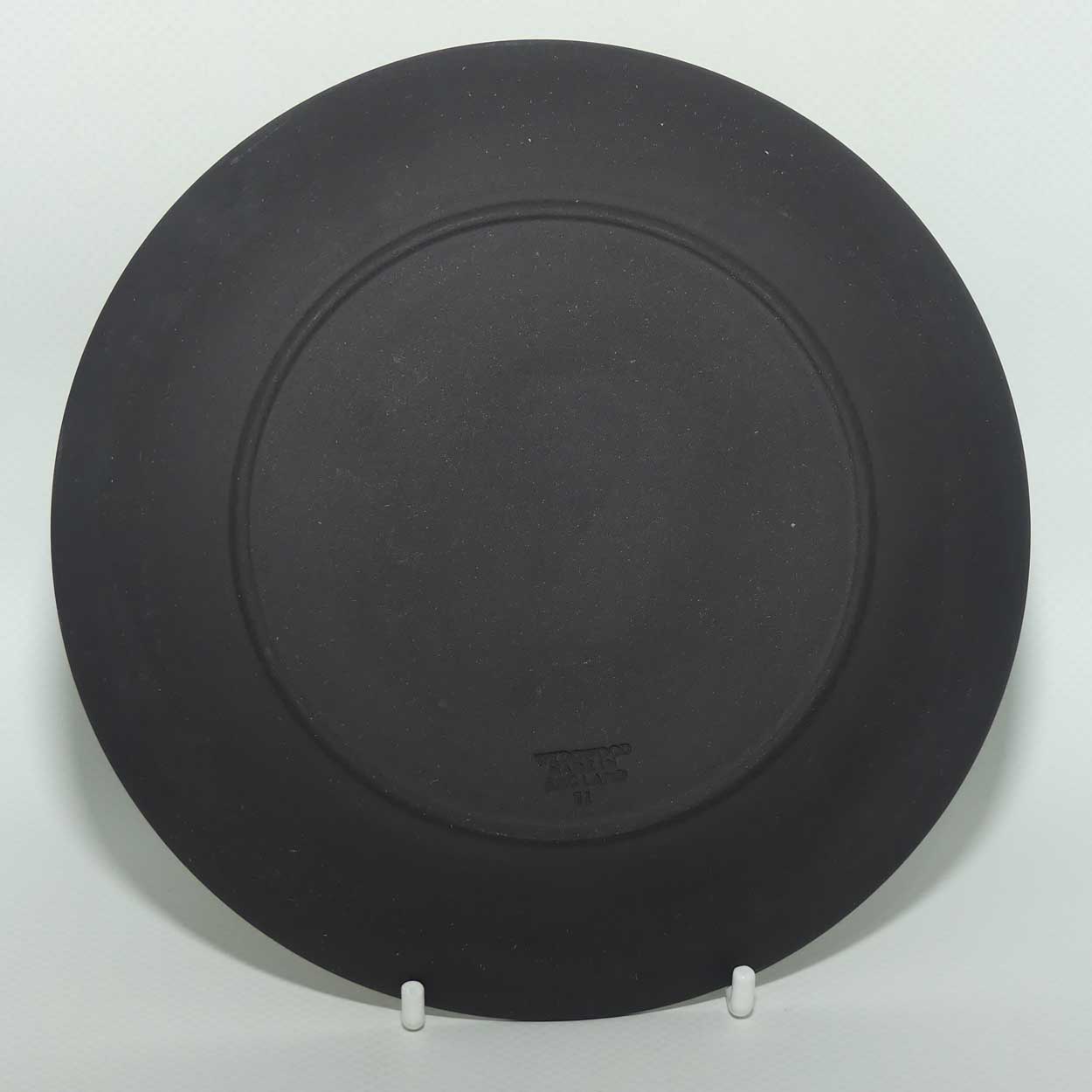 Wedgwood Basalt plate | Mother with gilt garland border | boxed