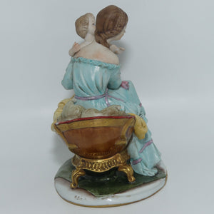 Capodimonte figure signed D Bellaire | Mother and Child