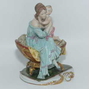 Capodimonte figure signed D Bellaire | Mother and Child