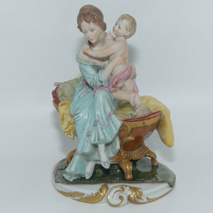 Capodimonte figure signed D Bellaire | Mother and Child