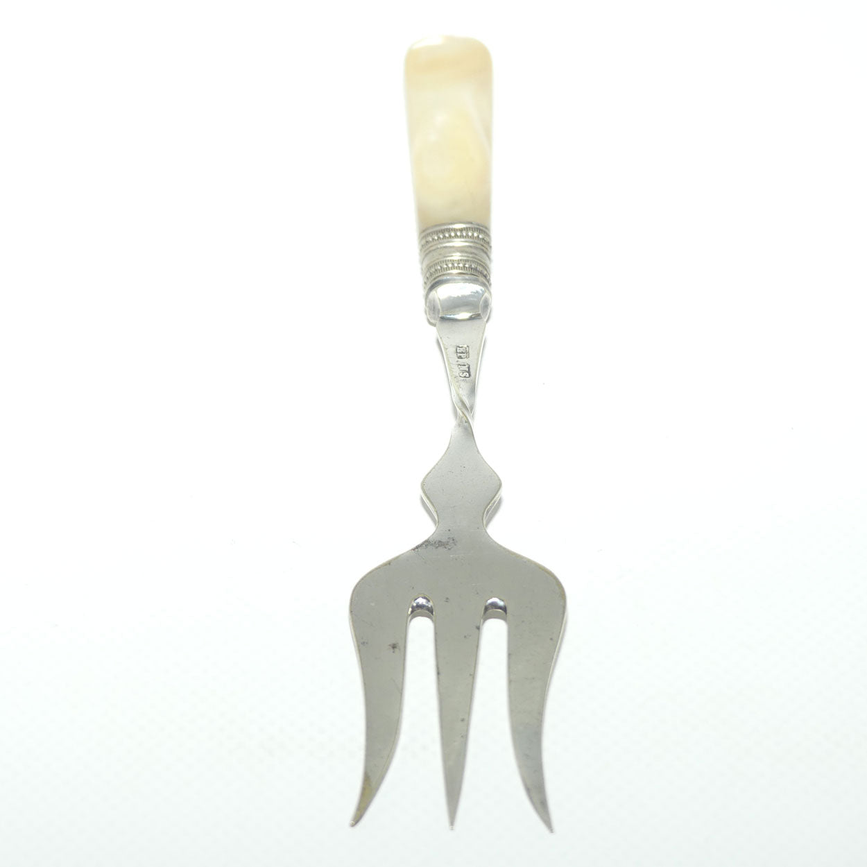 Mother of Pearl and Silver Plated Bread fork