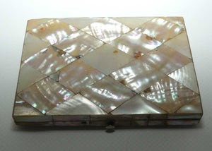 Mother of Pearl Card Case | Dance Card Case