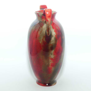 Royal Doulton Flambe Mottled colour 2 handle vase (#2)