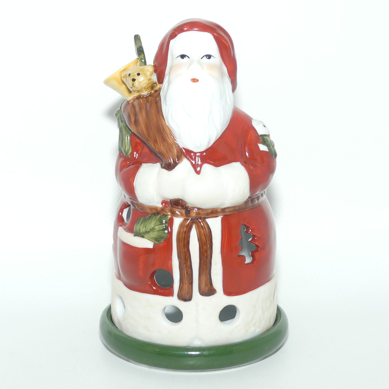 Villeroy and Boch Santa Claus Votive Tea Light | Christmas decor