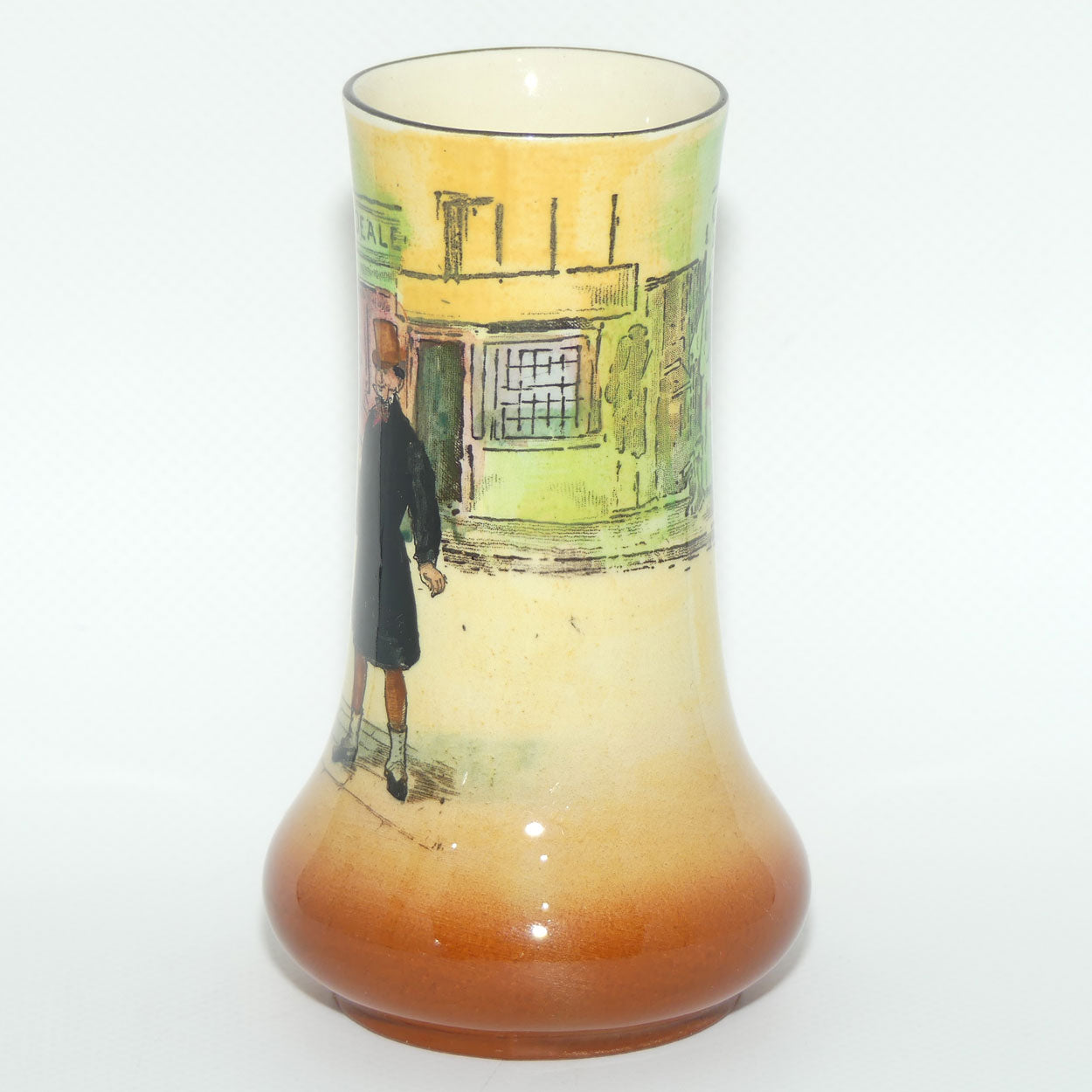 Royal Doulton Dickens Mr Micawber small vase | rounded base D5175