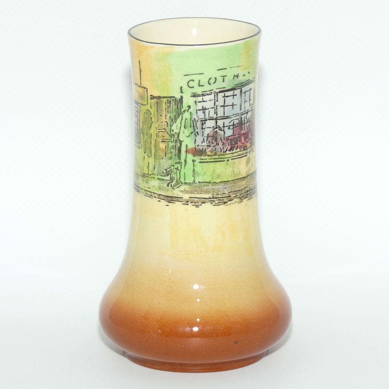 Royal Doulton Dickens Mr Micawber small vase | rounded base D5175