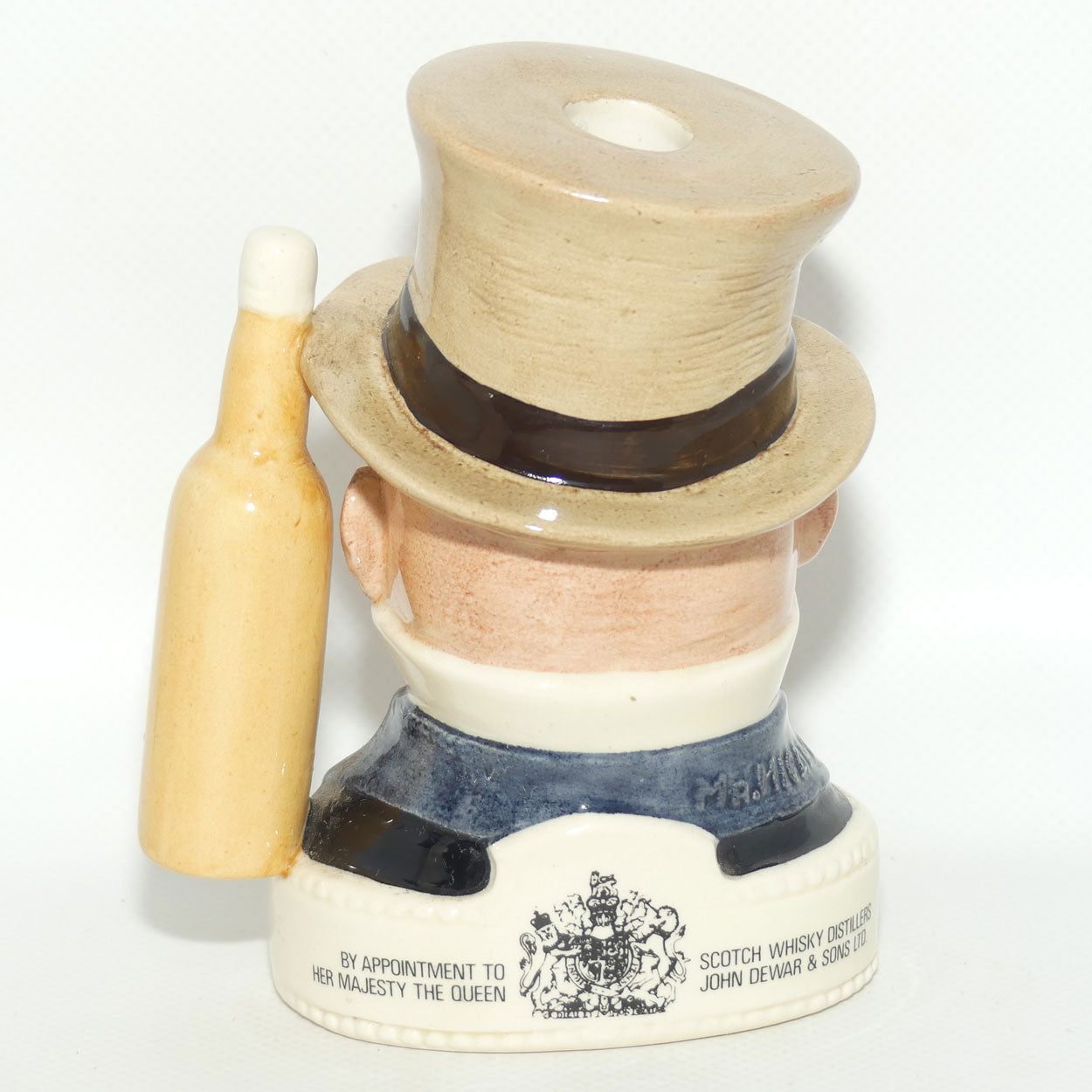 D- Royal Doulton small character jug Mr Micawber | Dewars LIQUOR CONTAINER