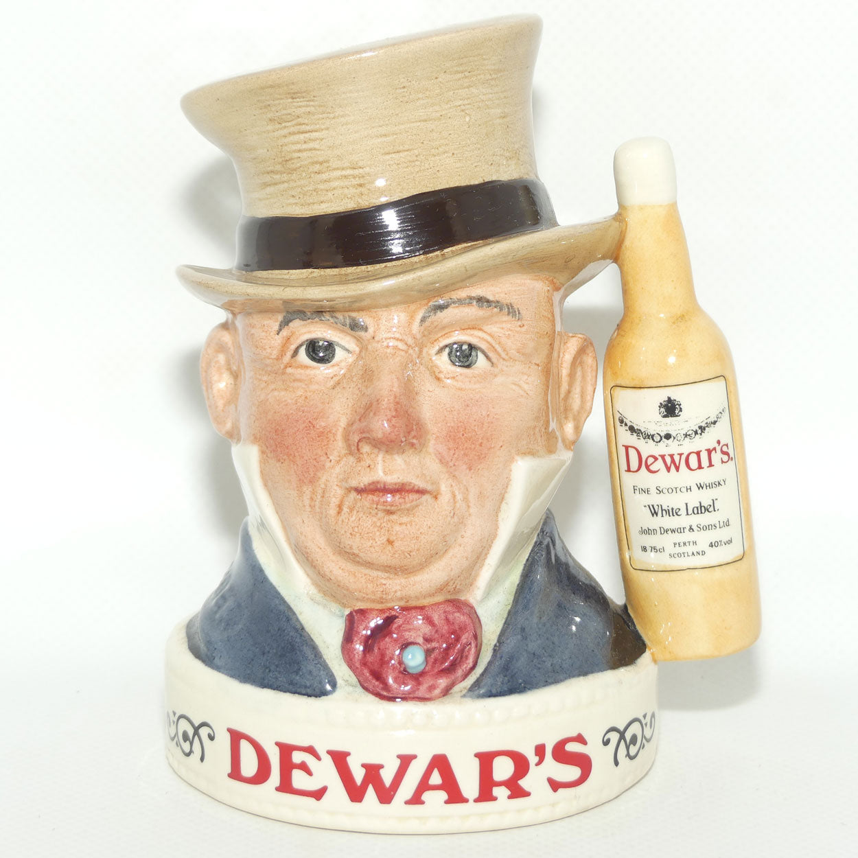 D- Royal Doulton small character jug Mr Micawber | Dewars LIQUOR CONTAINER