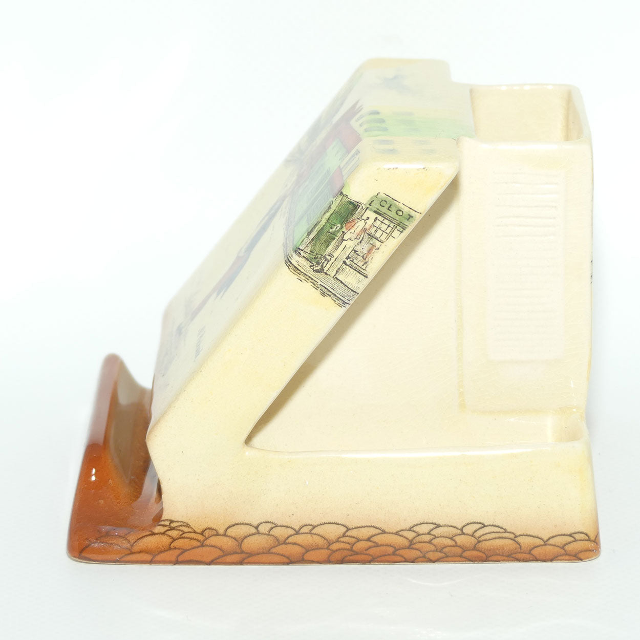 Royal Doulton Dickens Mr Pickwick and Mr Micawber cigarette dispenser D5175