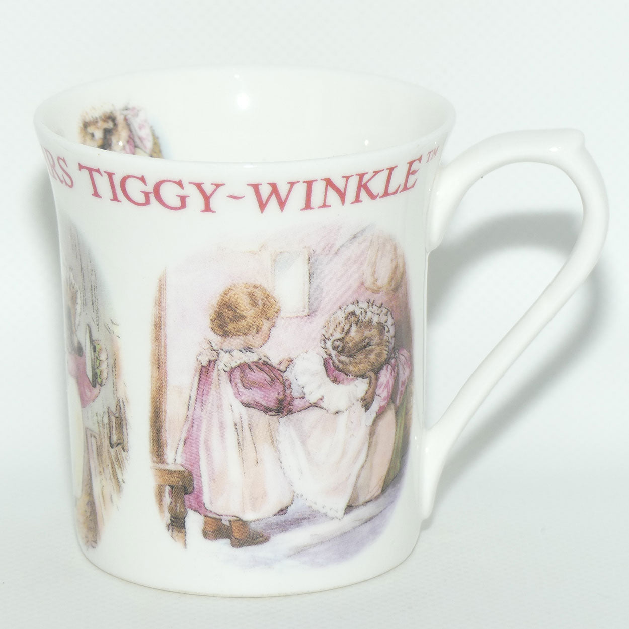 Queens Churchill China The World of Beatrix Potter Mrs Tiggy Winkle mug