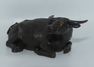 Mudman | Shiwan Pottery Water Buffalo figure | Lying