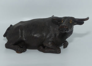 Mudman | Shiwan Pottery Water Buffalo figure | Lying