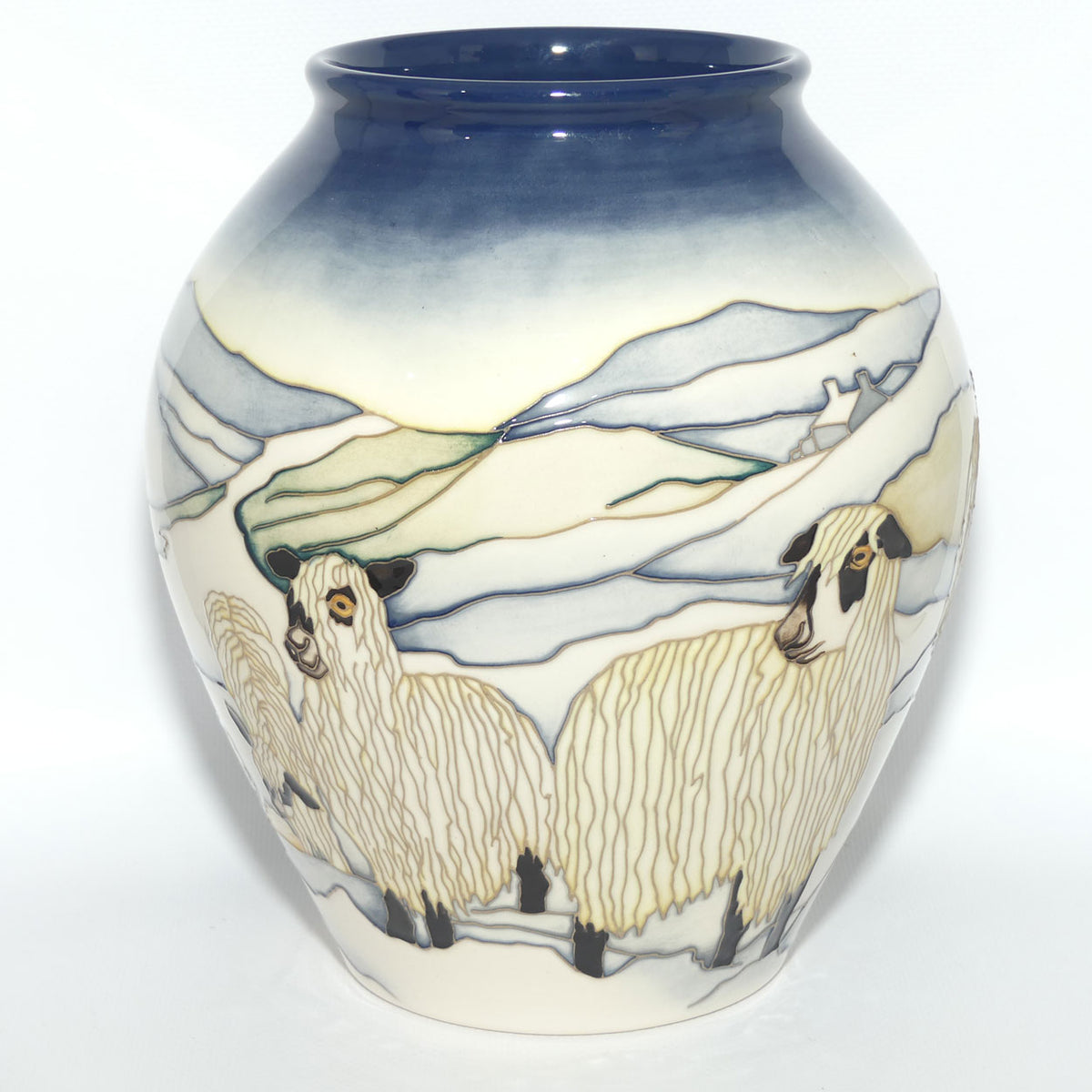 Moorcroft Mug Tups 3/8 vase | LE 9/20 | Boxed