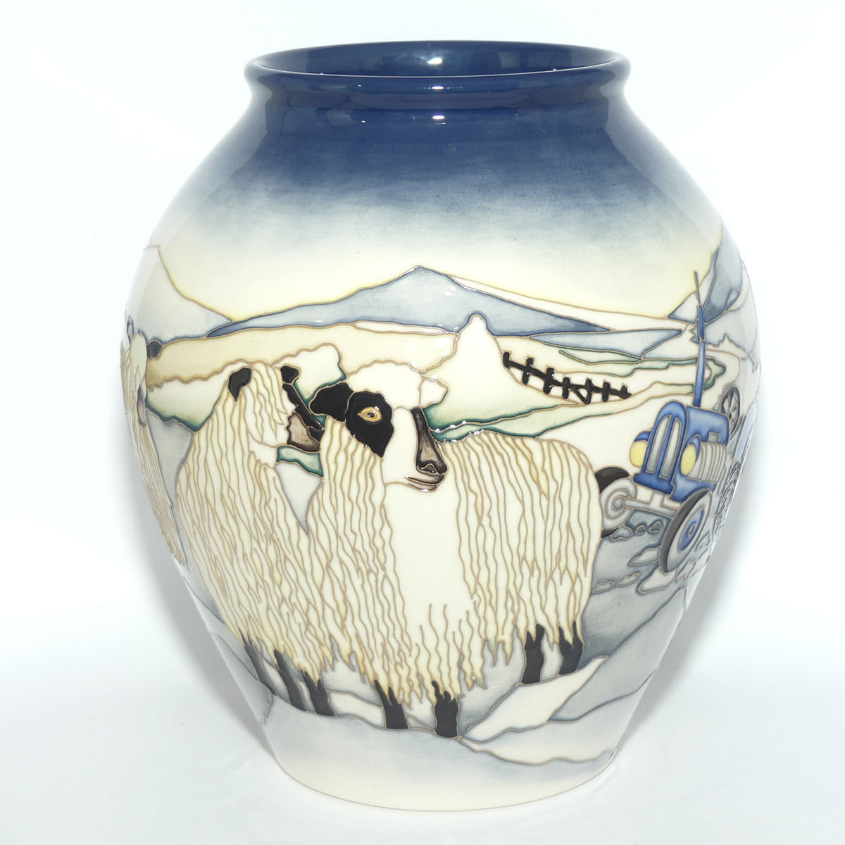 Moorcroft Mug Tups 3/8 vase | LE 9/20 | Boxed