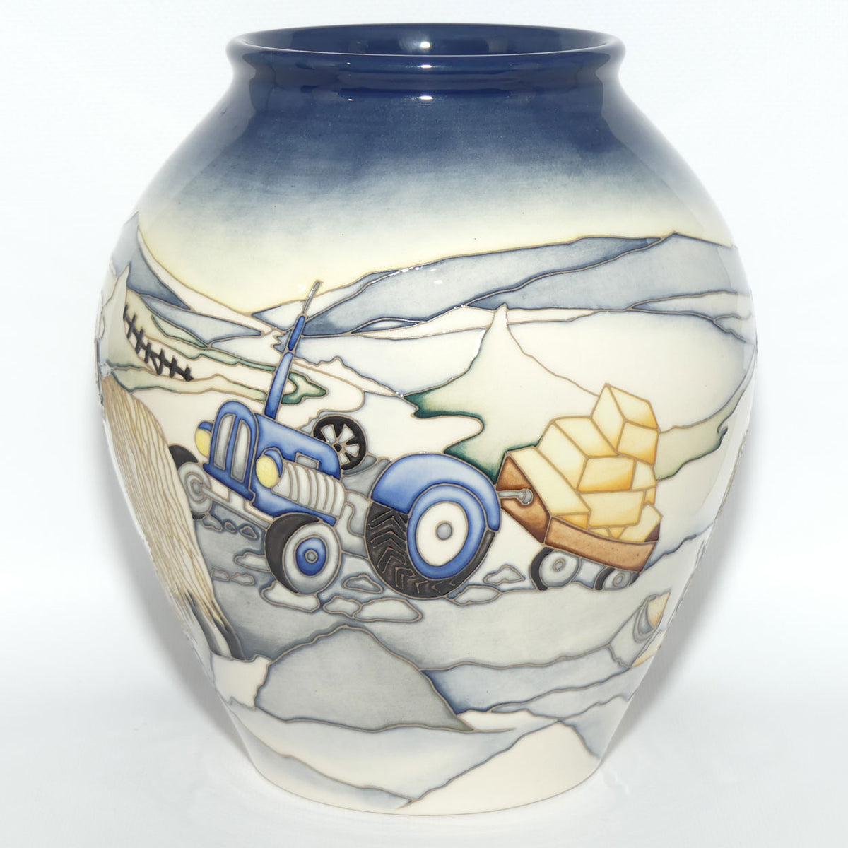 Moorcroft Mug Tups 3/8 vase | LE 9/20 | Boxed
