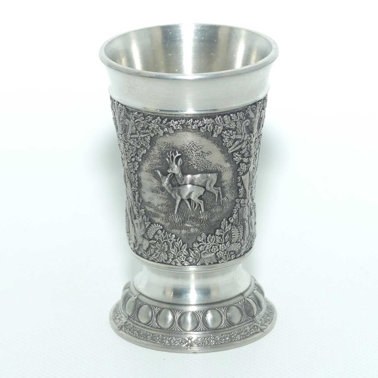 Mullingar Pewter Ireland well figured shot glass