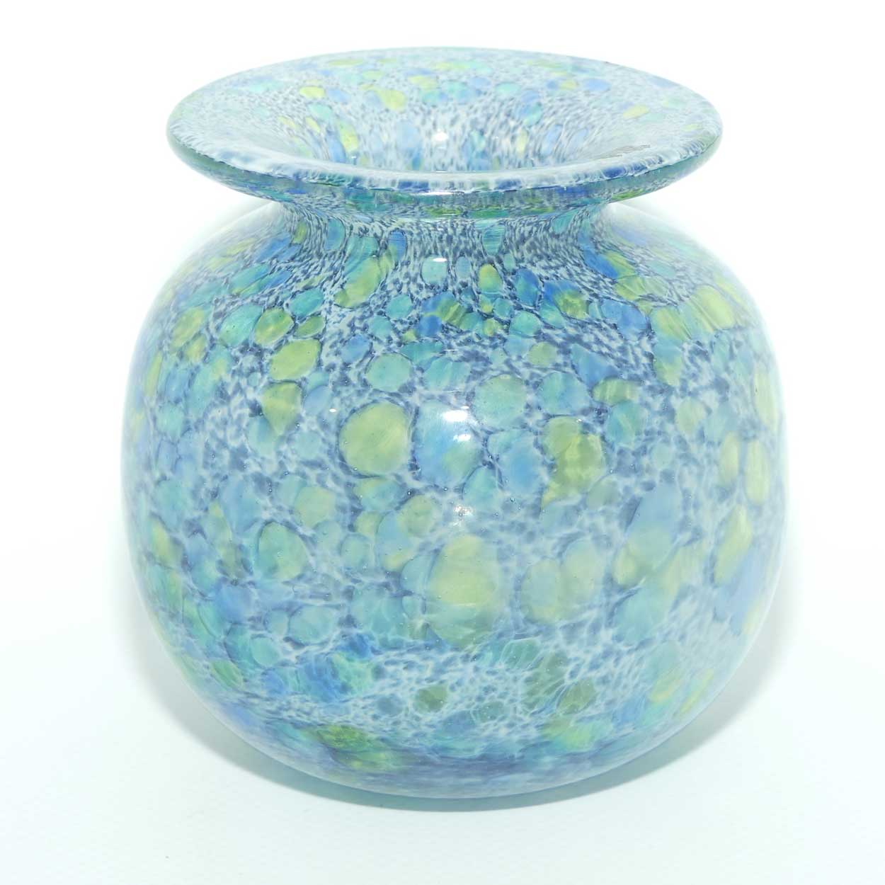 Peter Goss multicoloured Art Glass vase | Ltd Ed | signed and dated 85