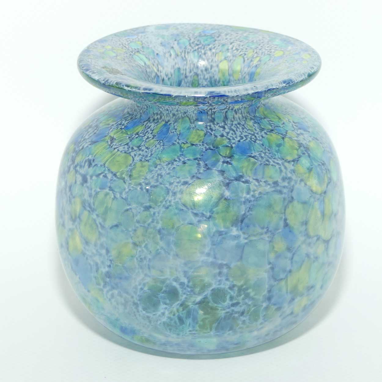 Peter Goss multicoloured Art Glass vase | Ltd Ed | signed and dated 85