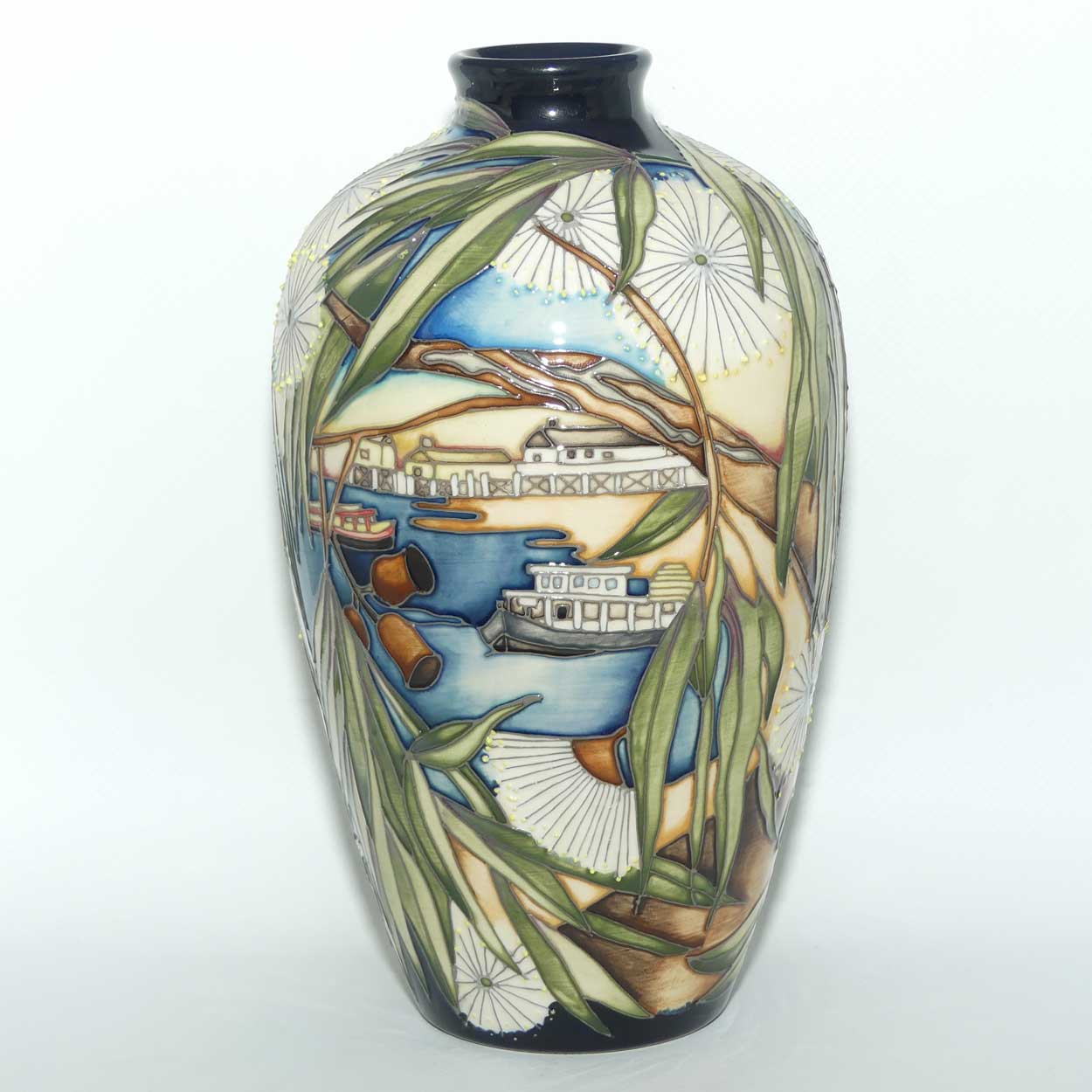 Moorcroft Murray River 25/9 vase | LE 10/50 | signed | boxed