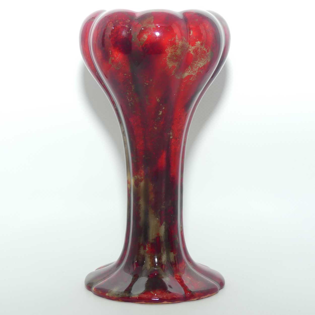 Royal Doulton Flambe Mushroom shape vase (Noke)