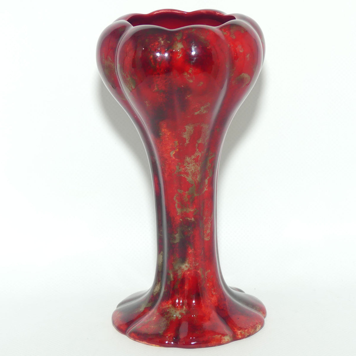 Royal Doulton Flambe Mushroom shape vase (Noke)