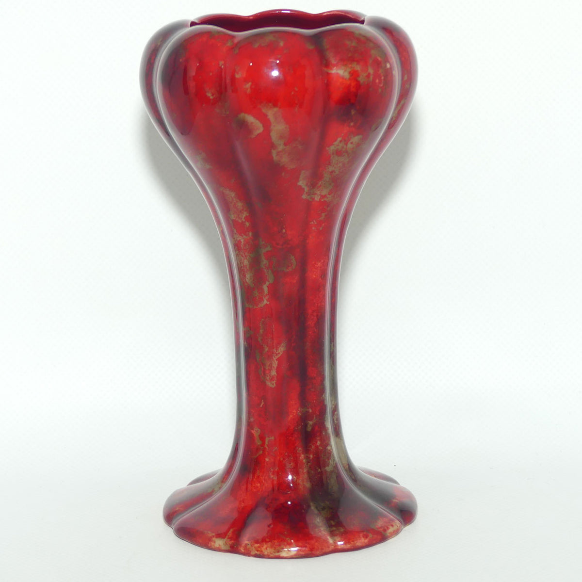 Royal Doulton Flambe Mushroom shape vase (Noke)