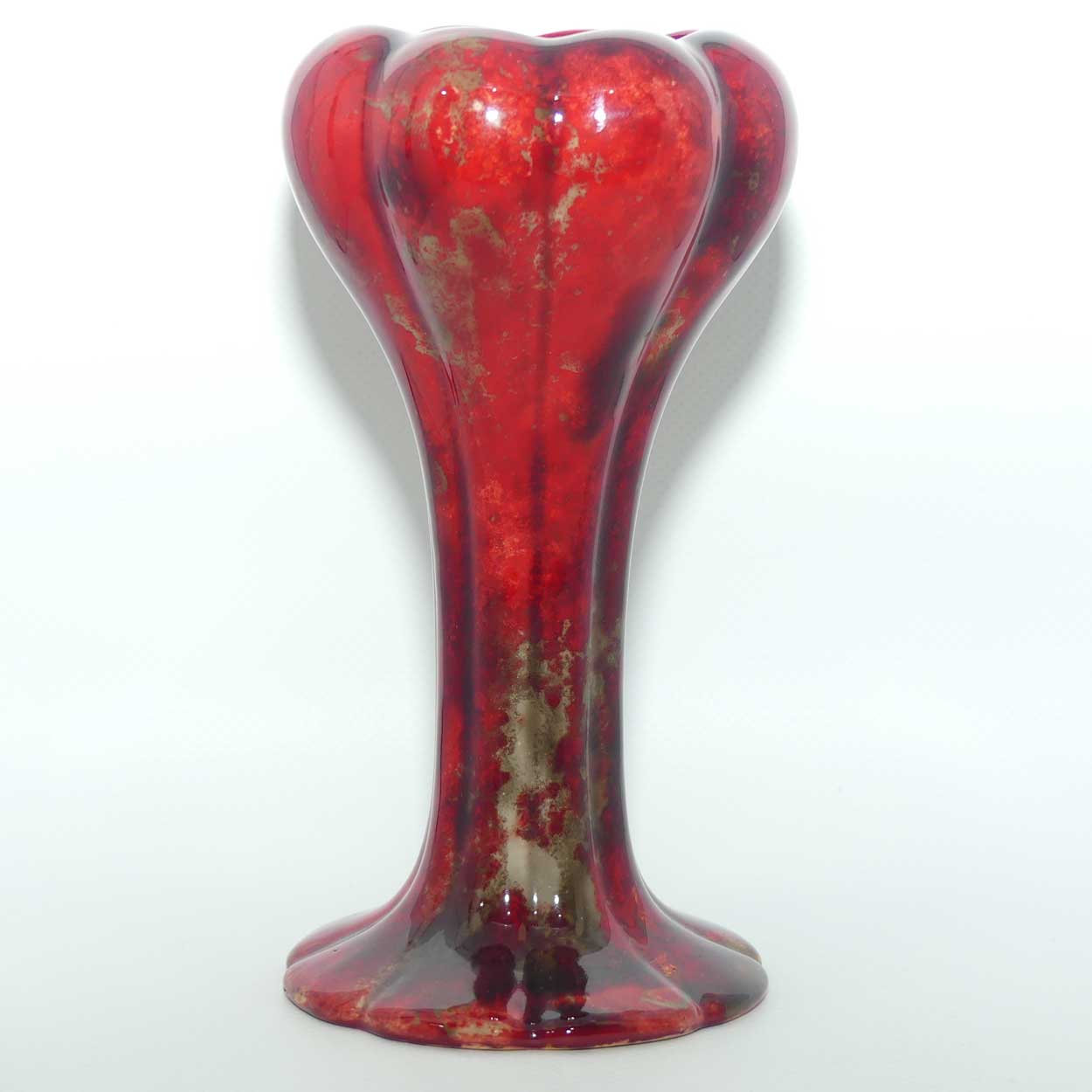 Royal Doulton Flambe Mushroom shape vase (Noke)