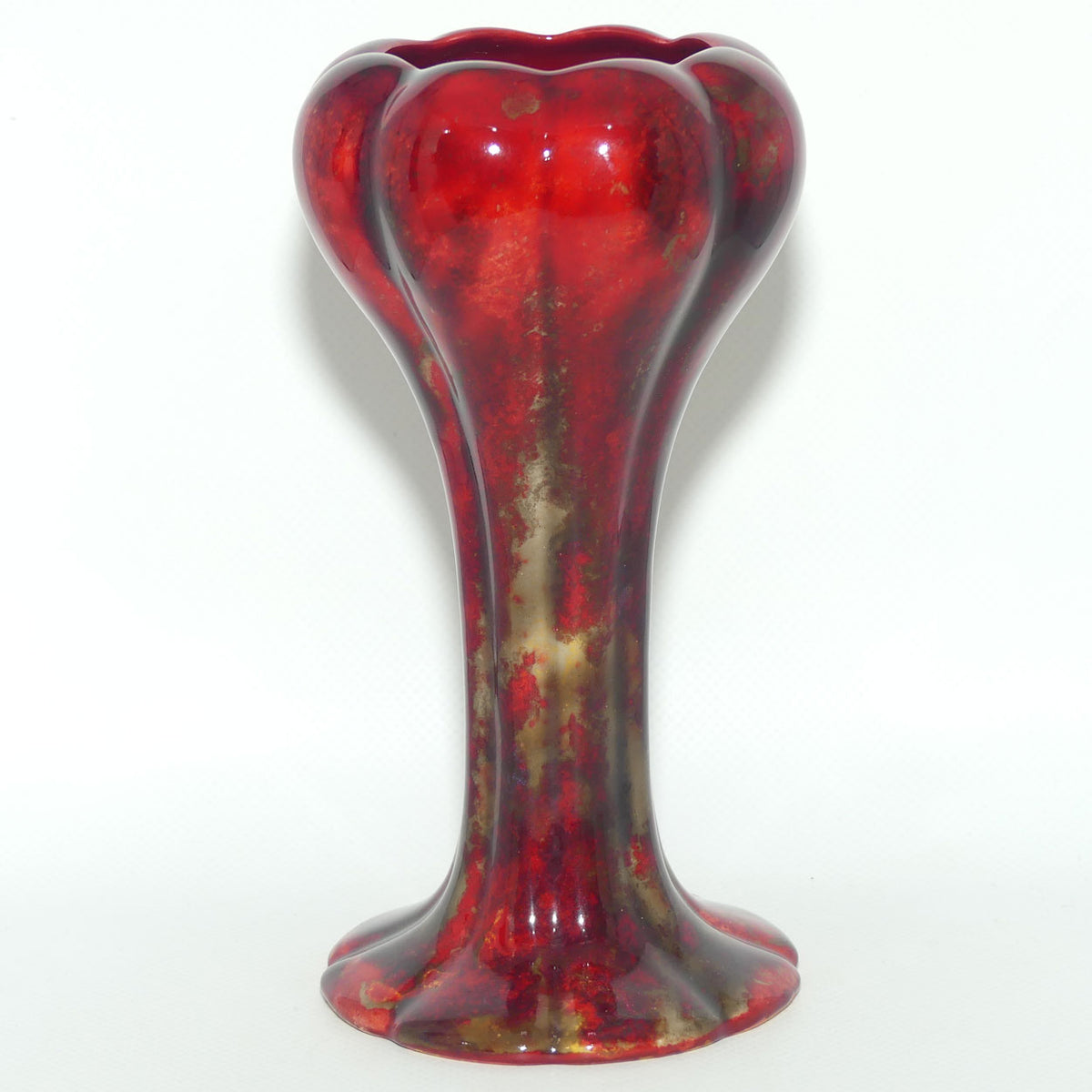 Royal Doulton Flambe Mushroom shape vase (Noke)