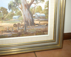 Original Oil on Board | Autumn Light at Dunkeld | Grampains by Frank Mutsaers