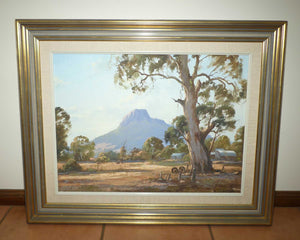 Original Oil on Board | Autumn Light at Dunkeld | Grampains by Frank Mutsaers