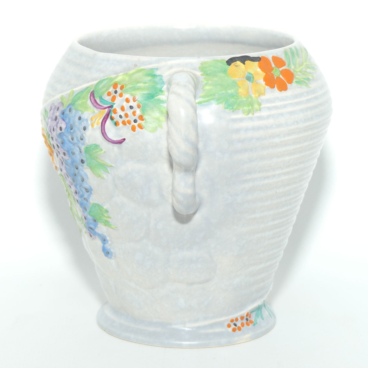 Carlton Ware Art Deco My Garden twin handle vase